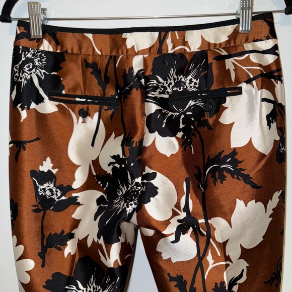 J Crew Collection Ochre Floral Silk
Wool Blend Pants Trousers Size 0 - Picture 9 of 14